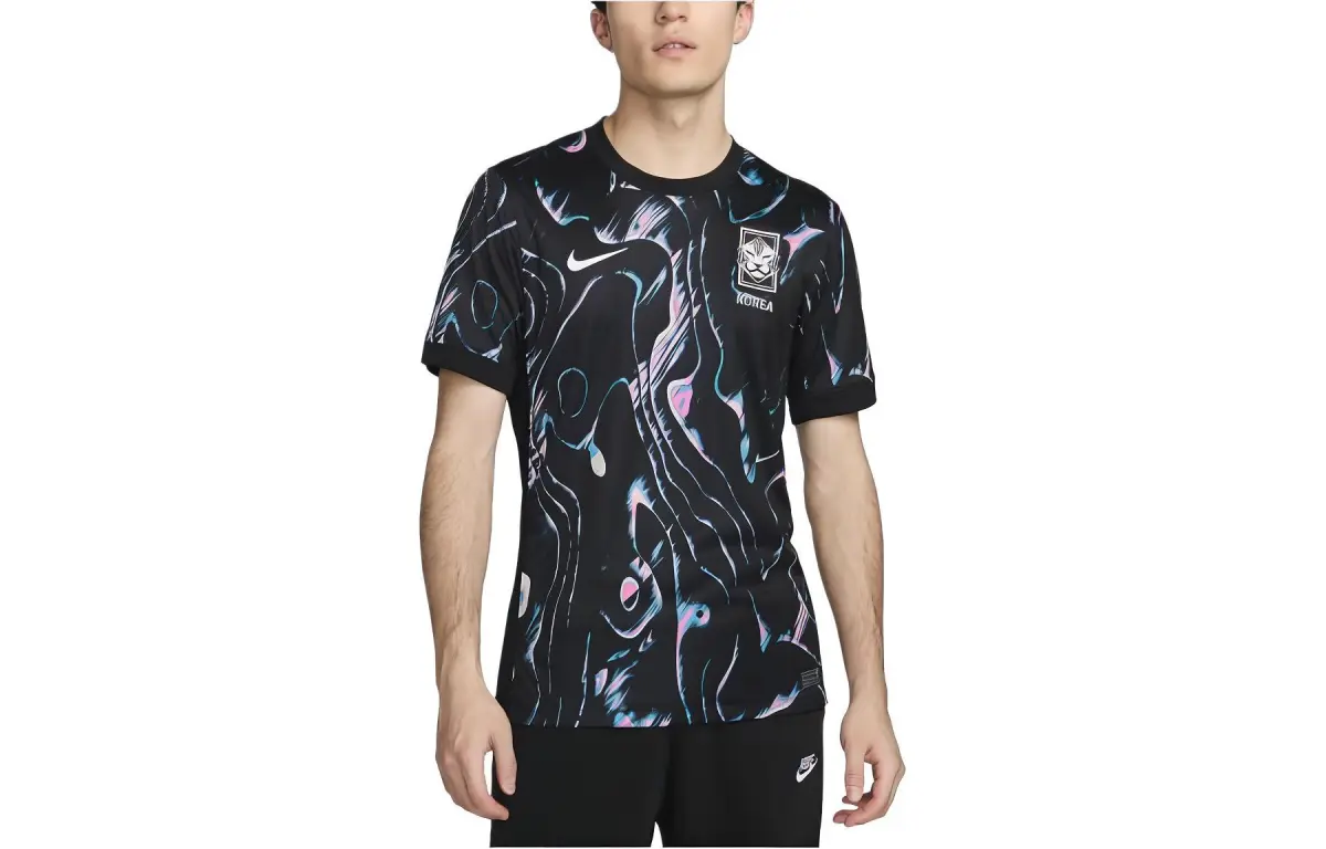 Nike South Korea National Team South Korea Stadium Away Soccer Jersey Men's Black