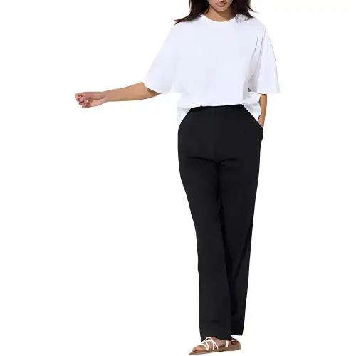 UNIQLO T Shirts Women's White Crew Neck Moderate