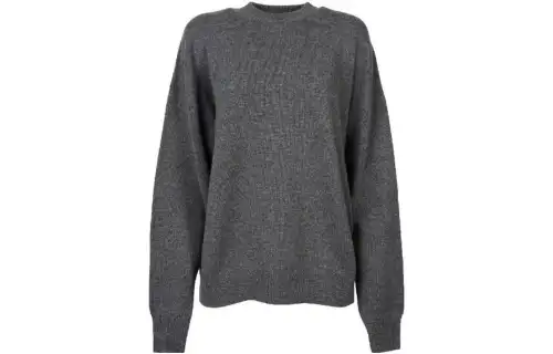 Balenciaga logo intarsia-knit jumper