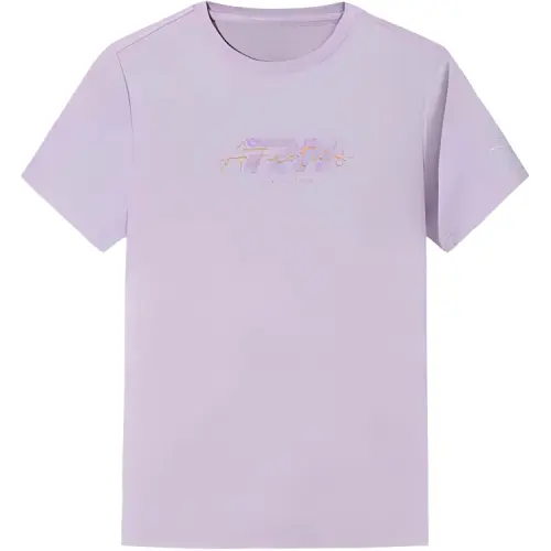 Anta Variety Training Collection T Shirt Women's Floral Purple