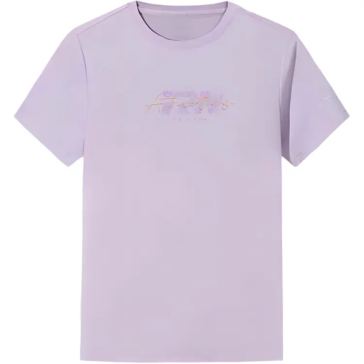 Anta Variety Training Collection T Shirt Women's Floral Purple