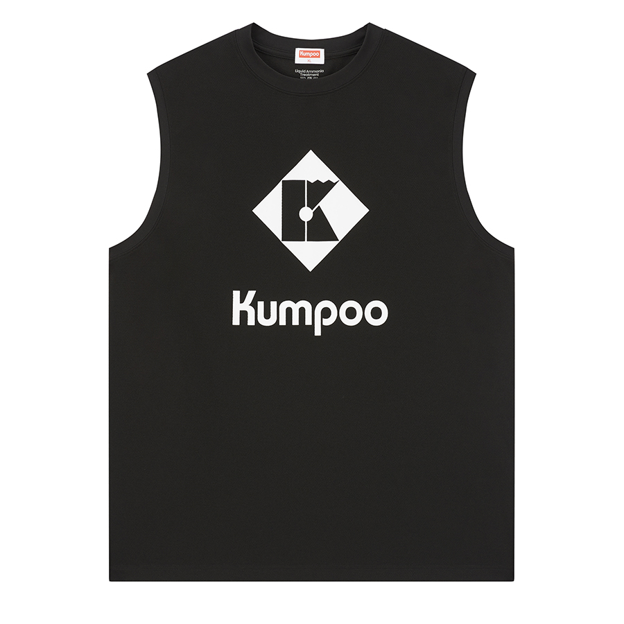 KUMPOO Badminton Jersey Unisex Black