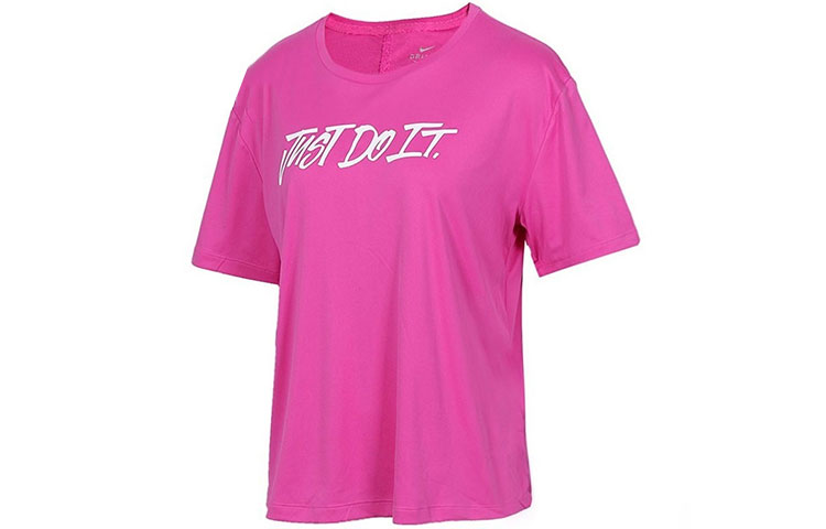 Женская футболка Nike Nike T-shirt (розово-фиолетовая)