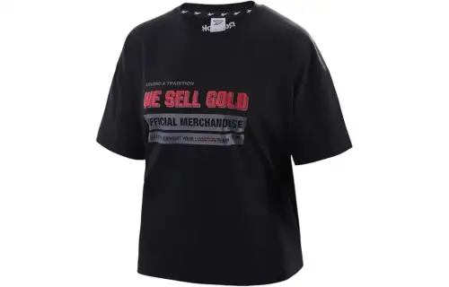 Reebok CLASSICS WE SELL GOLD CROP TEE T Shirt Women's Black