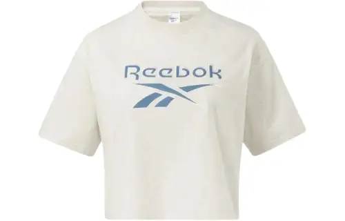 Reebok Drop Shoulder Sleeve T Shirt Women's White