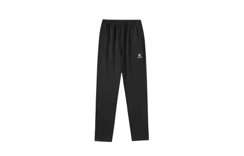 Elastic sports trousers for leisure, for running, mid rise, loose straight fit