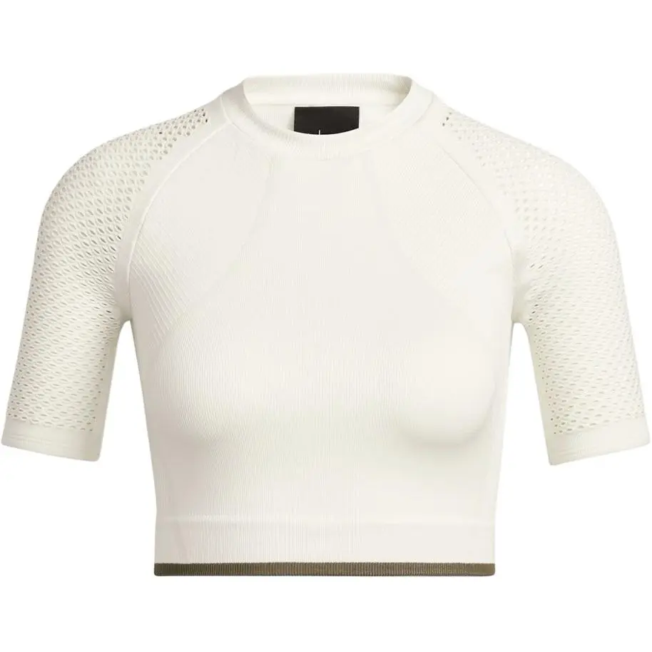 Adidas Ivy Park Seamless Crop Top Off White