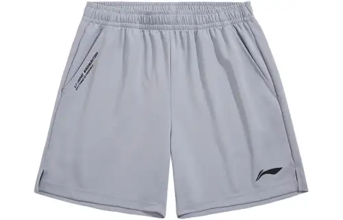 Li Ning Badminton Collection Sports Shorts Unisex Dove Gray