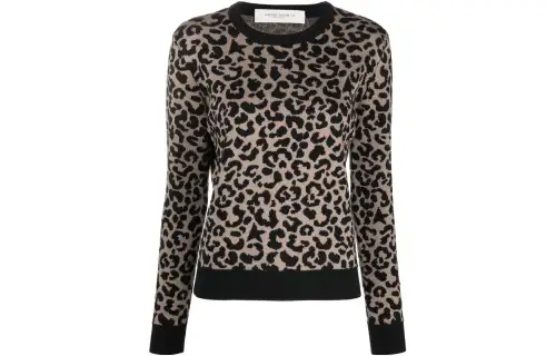 【Previous Season】leopard-print wool sweater