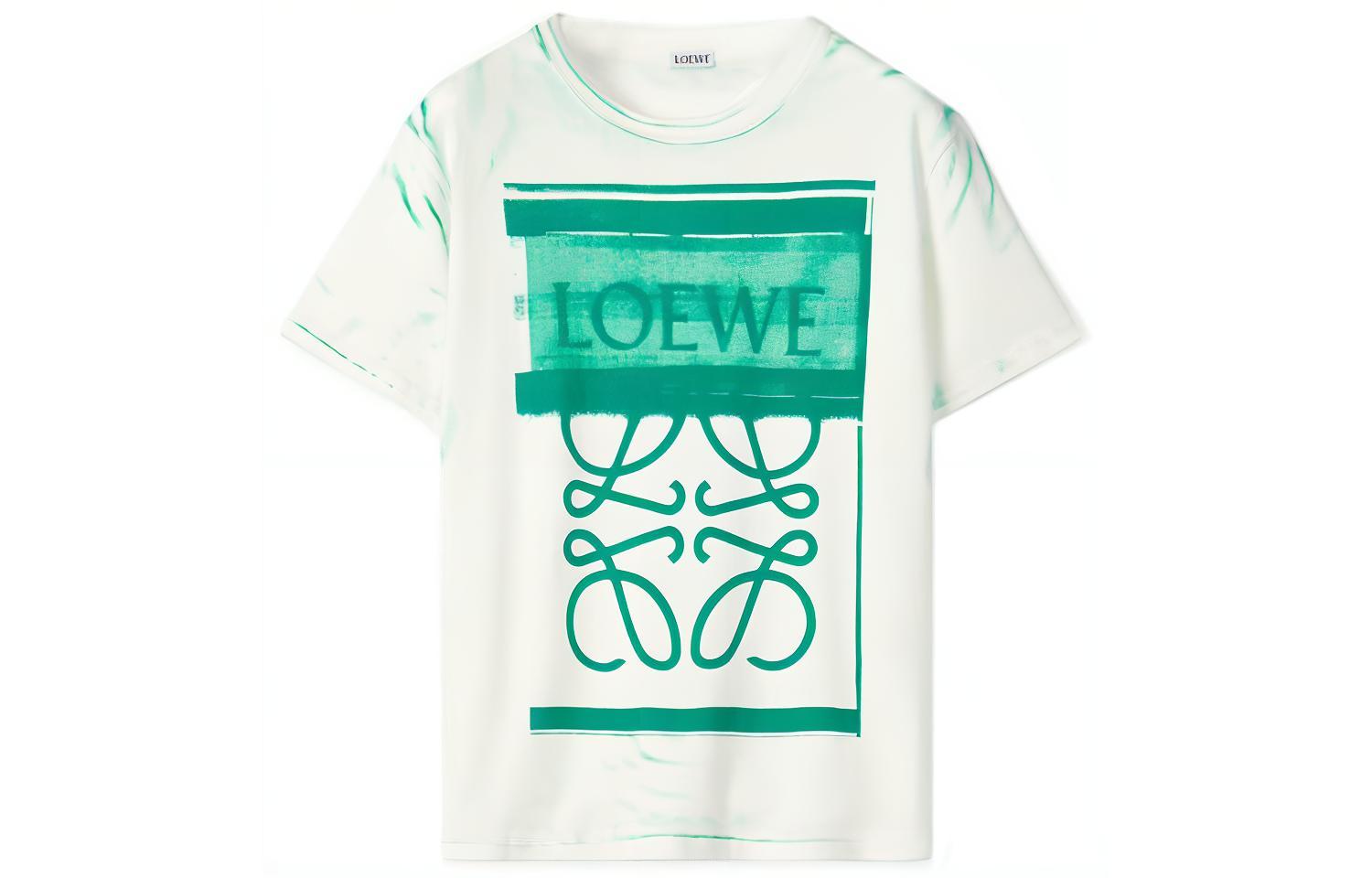 Женская футболка LOEWE LOEWE logo FW22 T (белая)