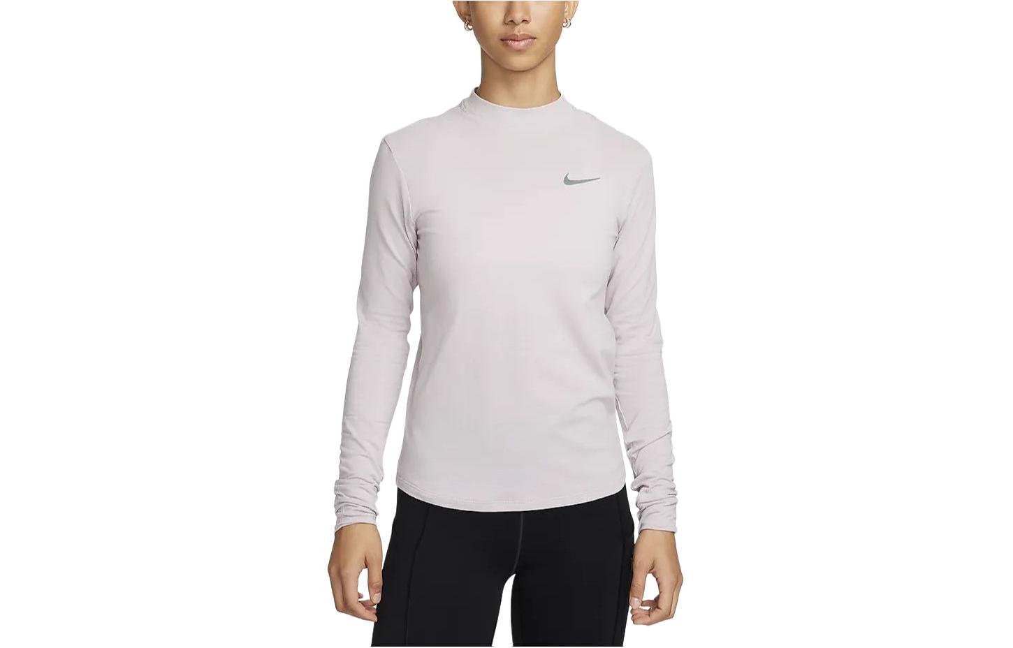 Женская футболка Nike (серо-пурпурная)