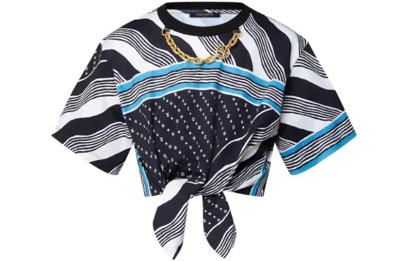 LOUIS VUITTON SS23 Crop Top Women's Multicolor