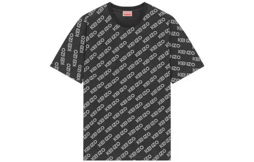 KENZO T Shirts Women's Black Crew Neck Moderate Straight Fit