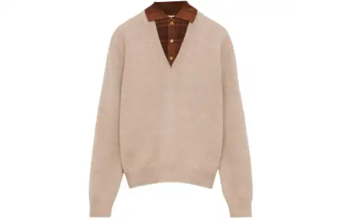 LOEWE SS24 Sweater Women's Beige Brown