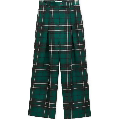 LOEWE FW24 Casual Pants Men's Green