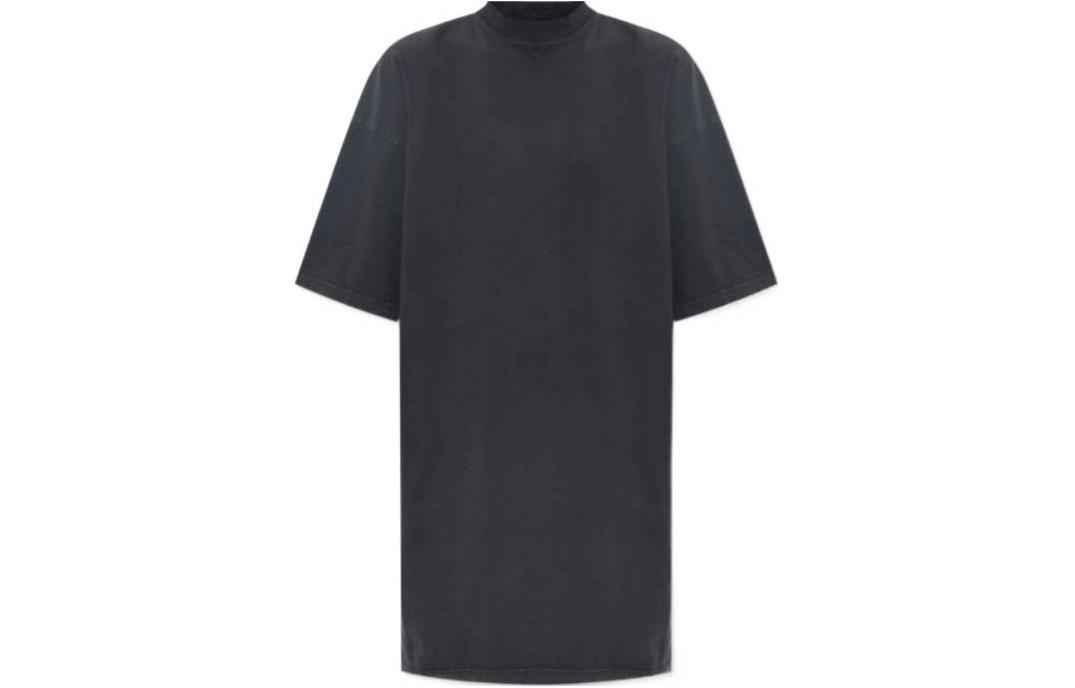 Женская футболка Balenciaga Balenciaga T (серо-черная)