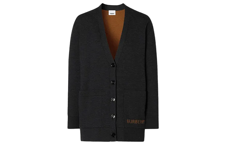 Burberry Sweater Women's Carbon Heather Gray