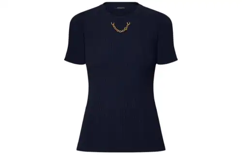 LOUIS VUITTON Ribbed Knit Top