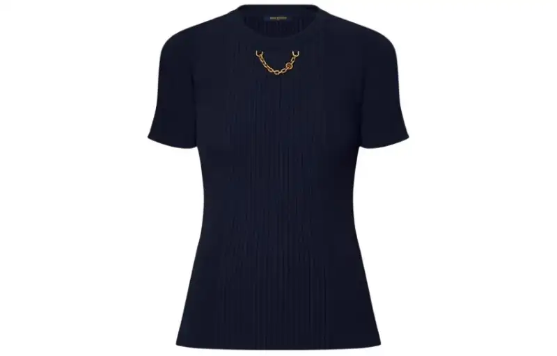 LOUIS VUITTON Ribbed Knit Top