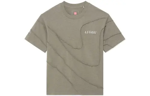 Li Ning T Shirt Women's Pomegranate Skin Dyed
