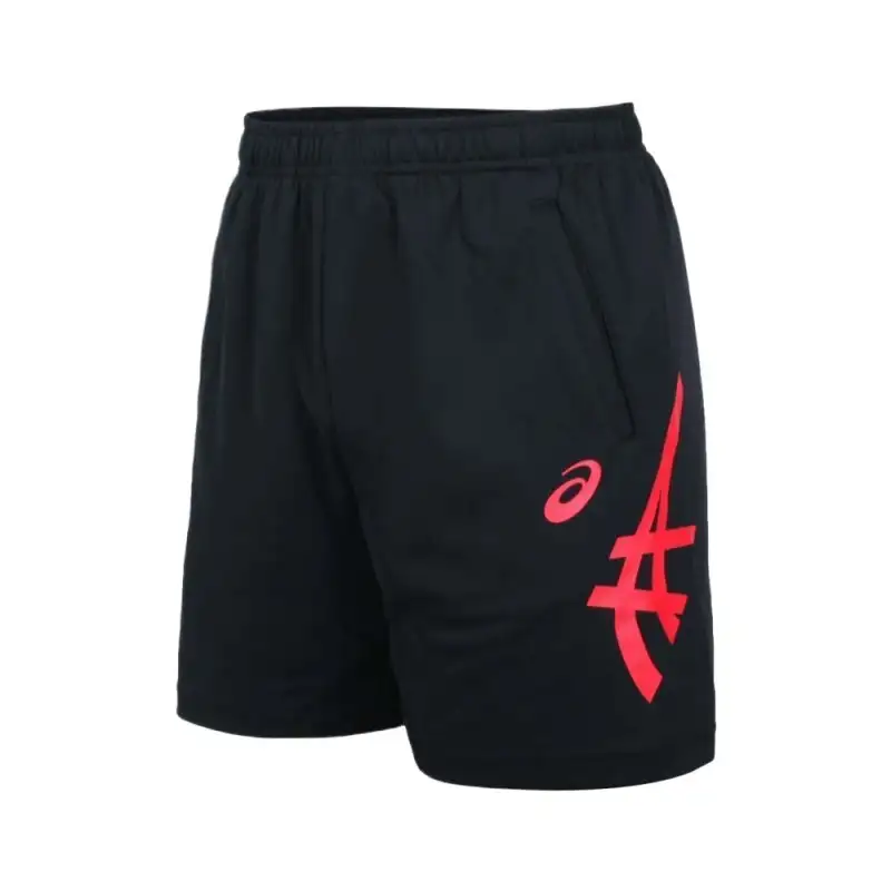 Asics Sports Shorts Men's Black Red