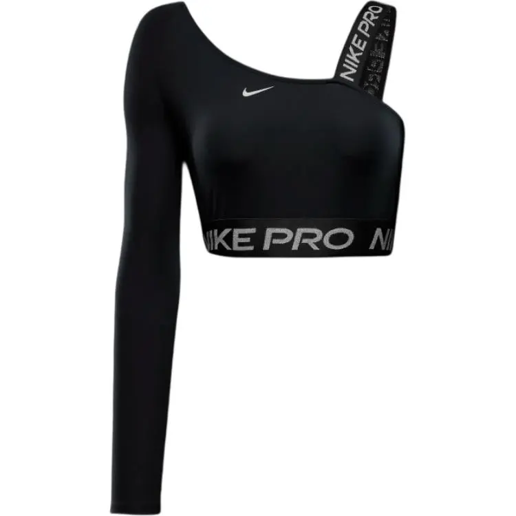 Nike ProDri Fit Shine Crop Top Women's Black