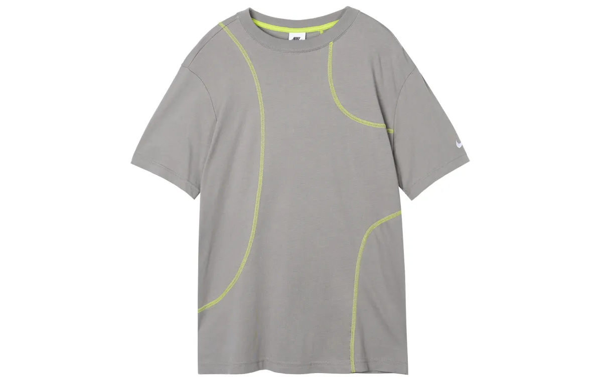 Nike SS22 Drop Shoulder Sleeve T Shirt Women's Asphalt Gray
