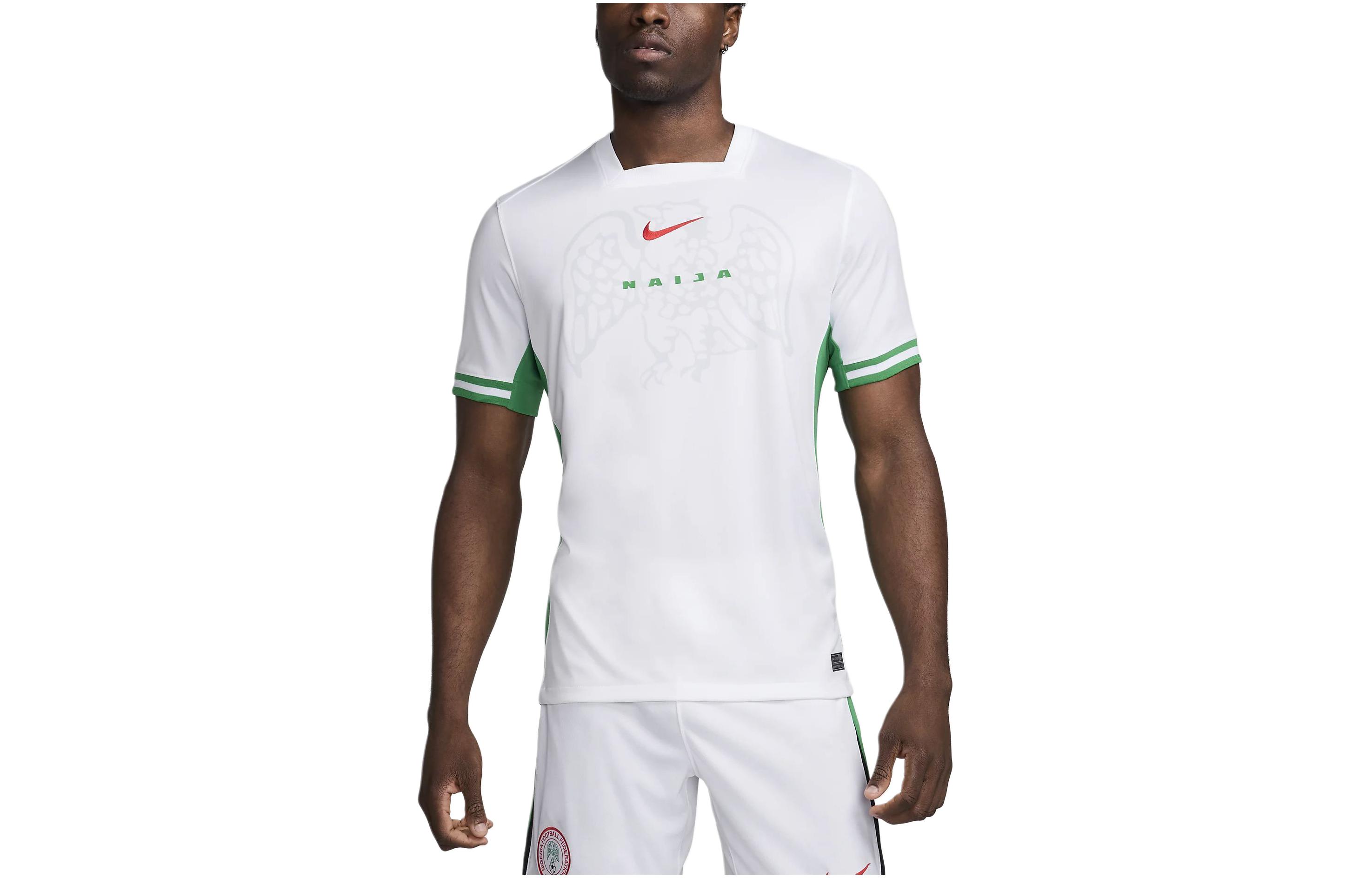 Nike Nigeria 2024 Stadium Home Men’s Nike Dri FIT Soccer Replica Jersey