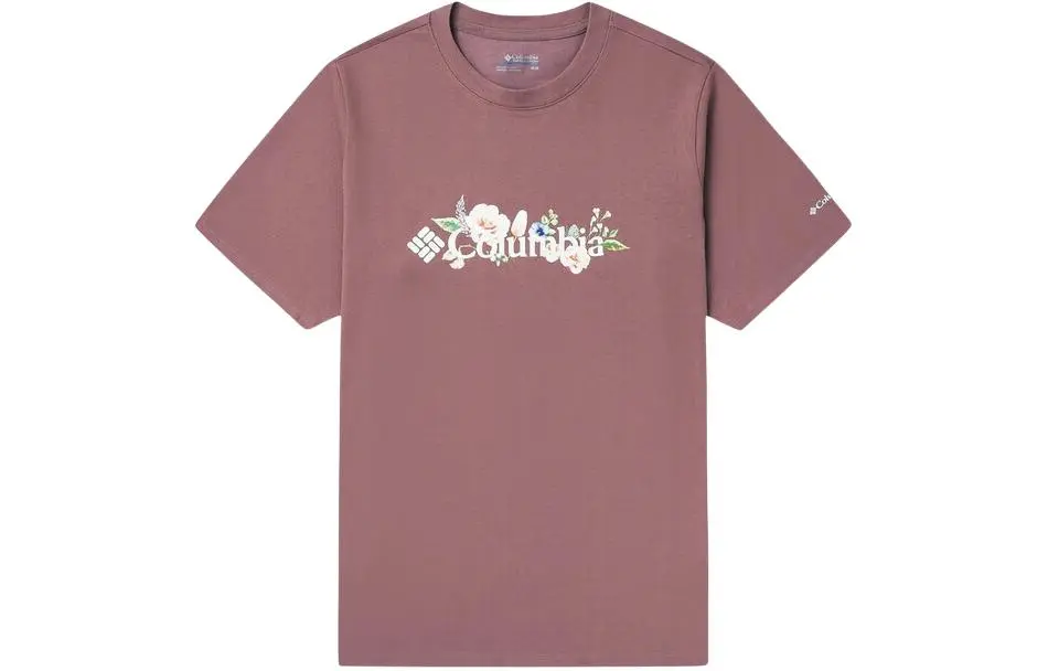 Columbia T-Shirts Women's Rose Crew Neck Moderate Straight Fit