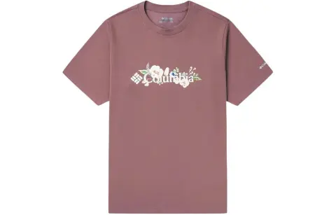 Columbia T-Shirts Women's Rose Crew Neck Moderate Straight Fit