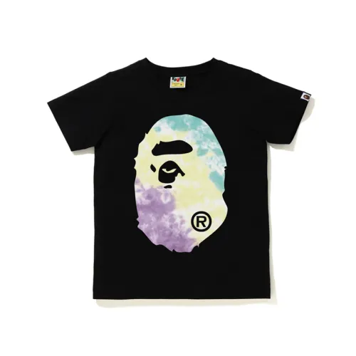 A BATHING APE T Shirts Women's Crew Neck Moderate Straight Fit