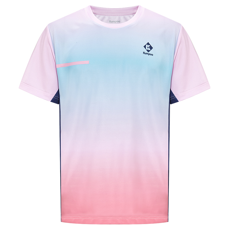 KUMPOO Badminton Jersey Men’s Light Rose Red