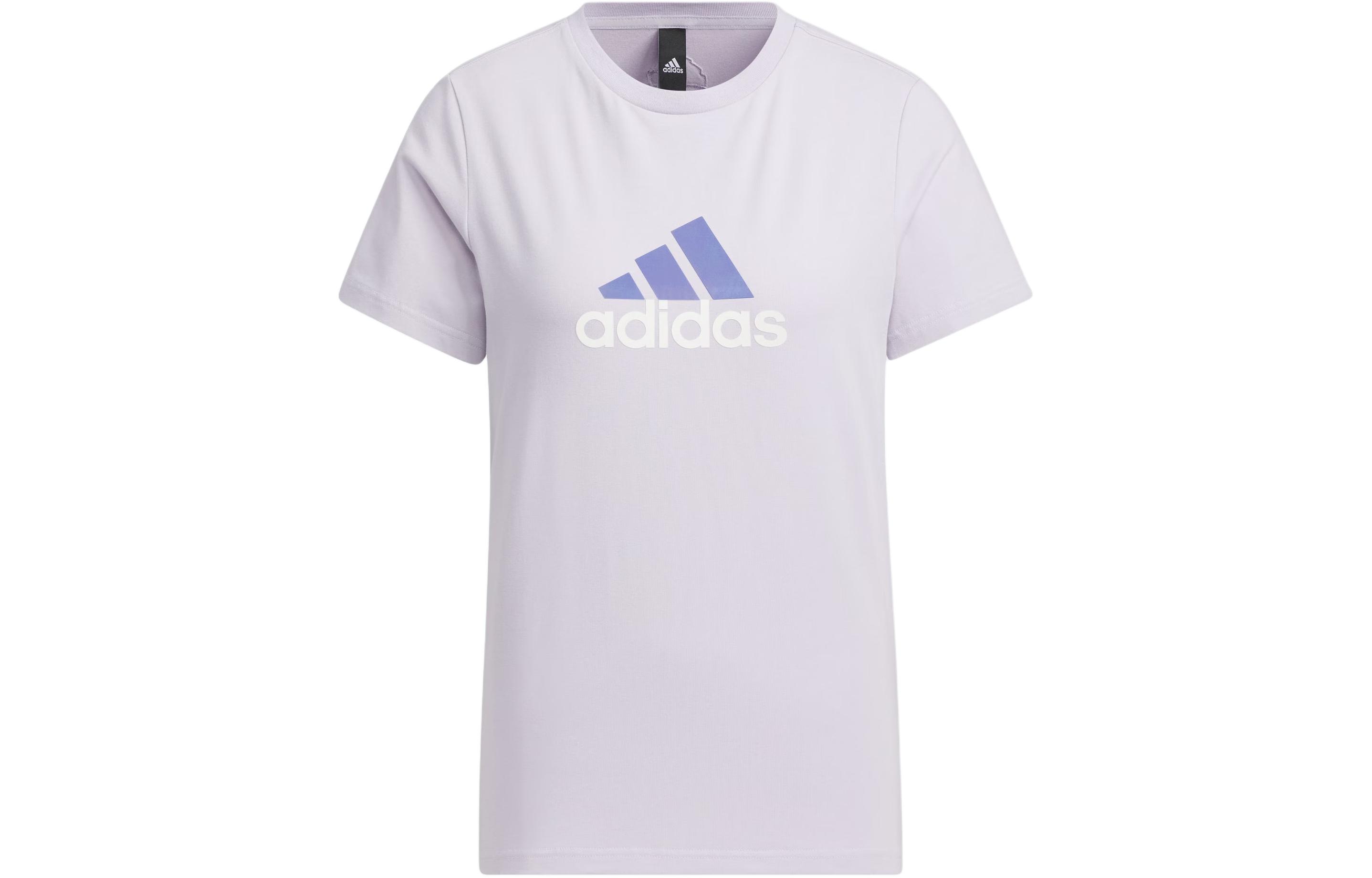 Женская футболка adidas MUST HAVES BADGE OF (серебристо-пурпурная)