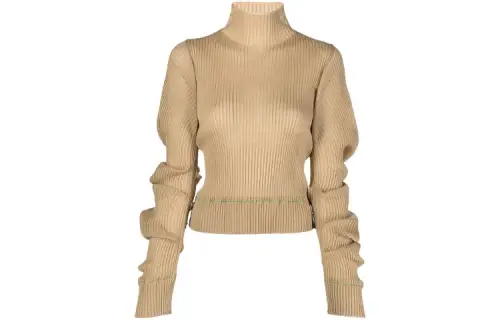 Bottega Veneta FW21 Slim Fit Sweater Women's Light Umber