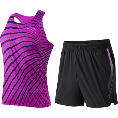 Anta Running Collection Running Clothing Sets Unisex Dragon Fruit Purple