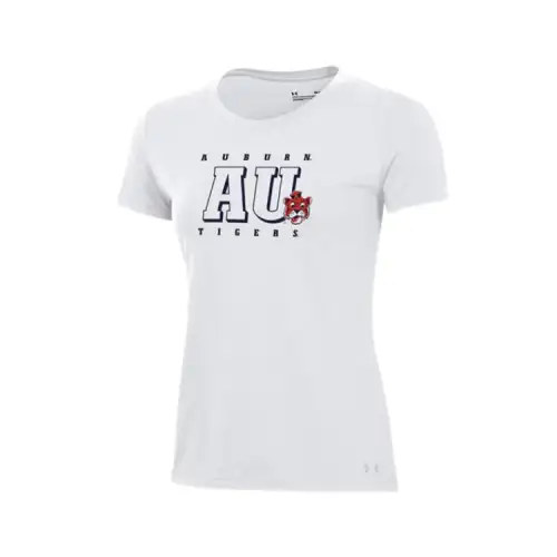 Under Armour Performance CottonCollegiate Regular T Shirt Women's White