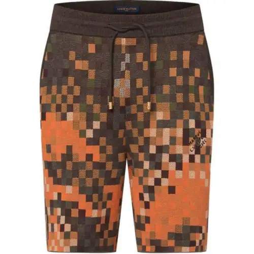 LOUIS VUITTON Jacquard Cotton Shorts