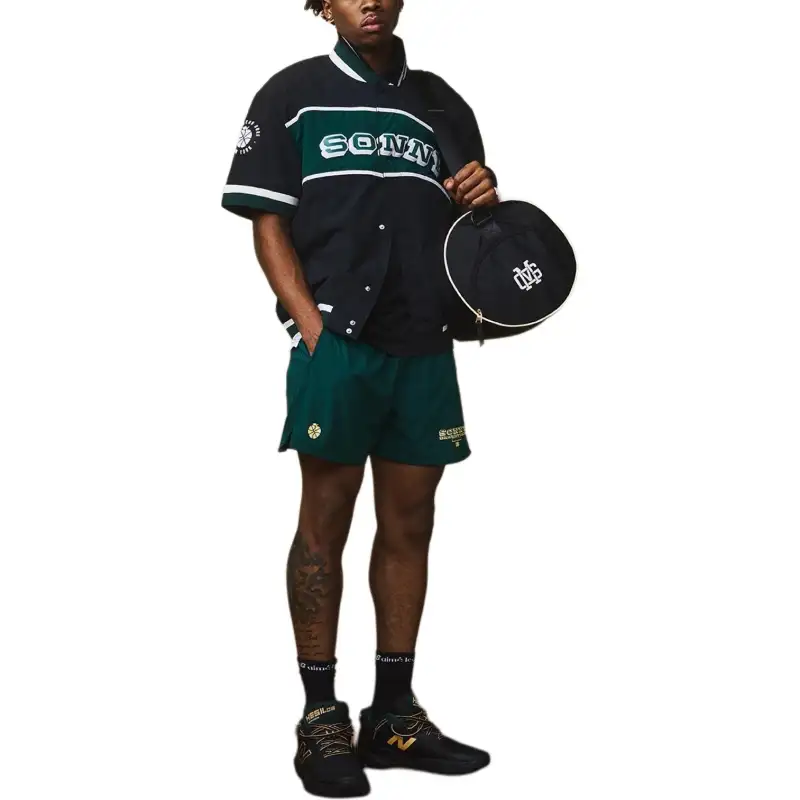 New Balance x Aimé Leon Dore Sports Shorts Men's Dark Green