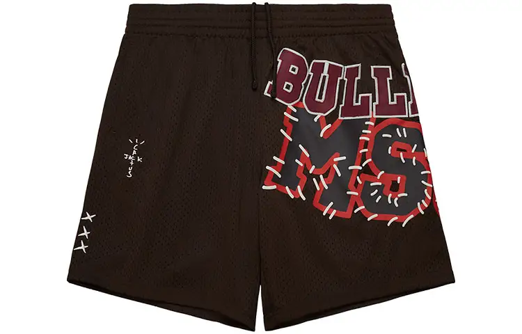 Travis Scott X Mitchell & Ness Mississippi State Bulldogs Basketball Shorts