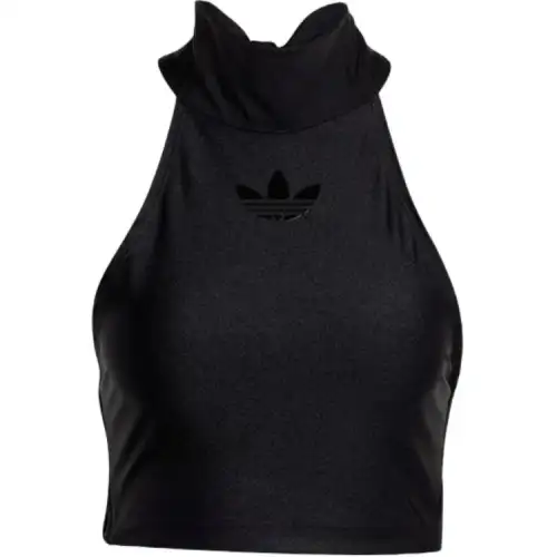 Adidas Originals Tie Neck Crop Top