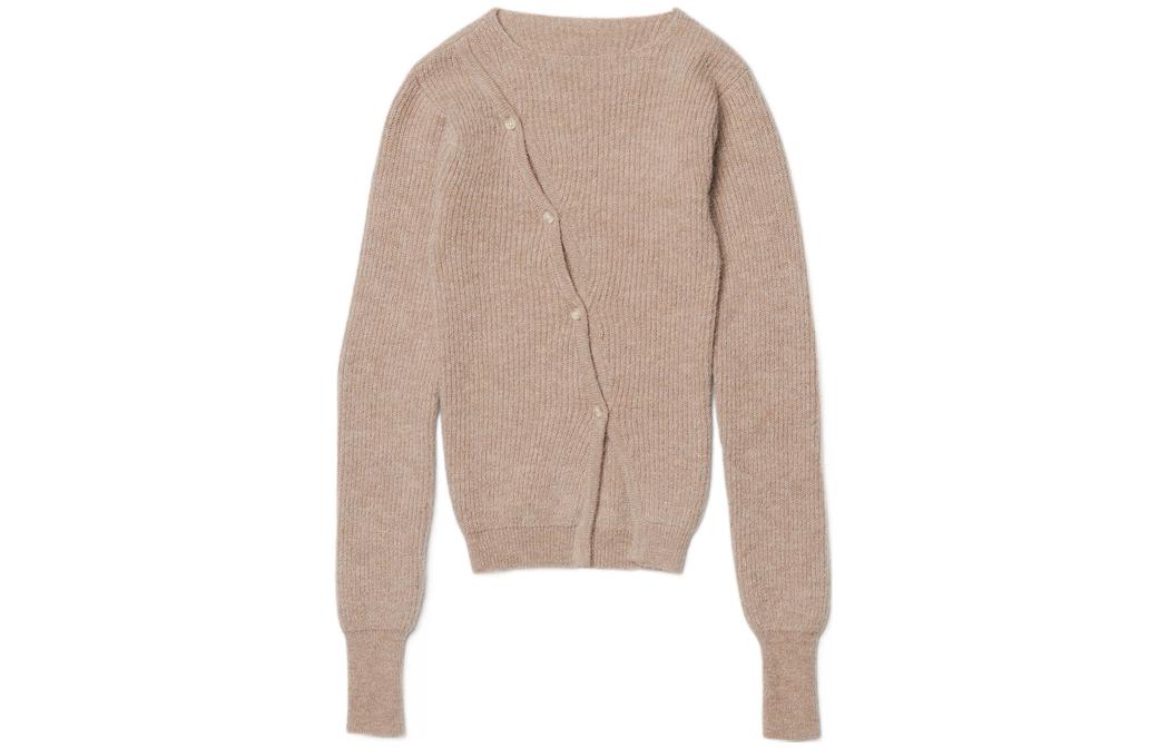 Jacquemus La Maille Pau asymmetric cardigan