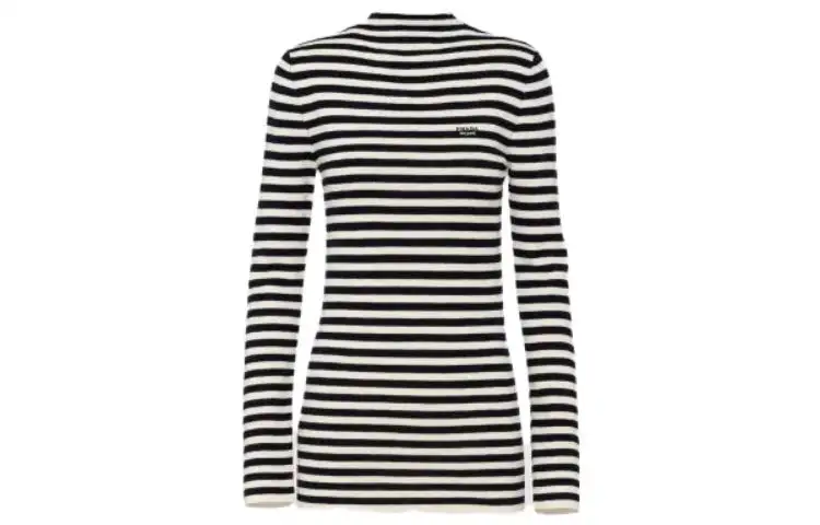 PRADA Sweaters Women's Black Turtleneck Moderate Other