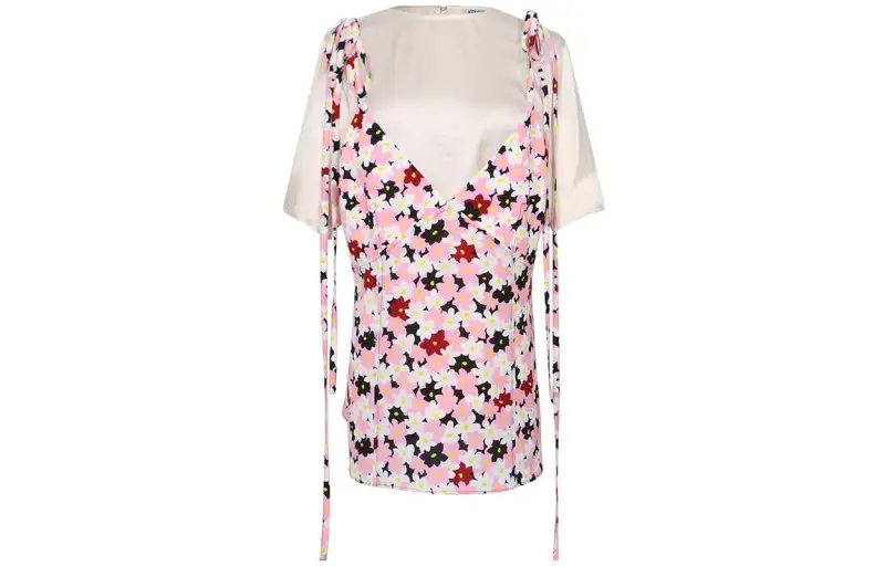 KENZO T Shirts Women's Pink Crew Neck Moderate Other