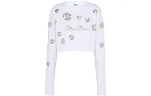 MIU MIU SS22 T Shirt Women's White