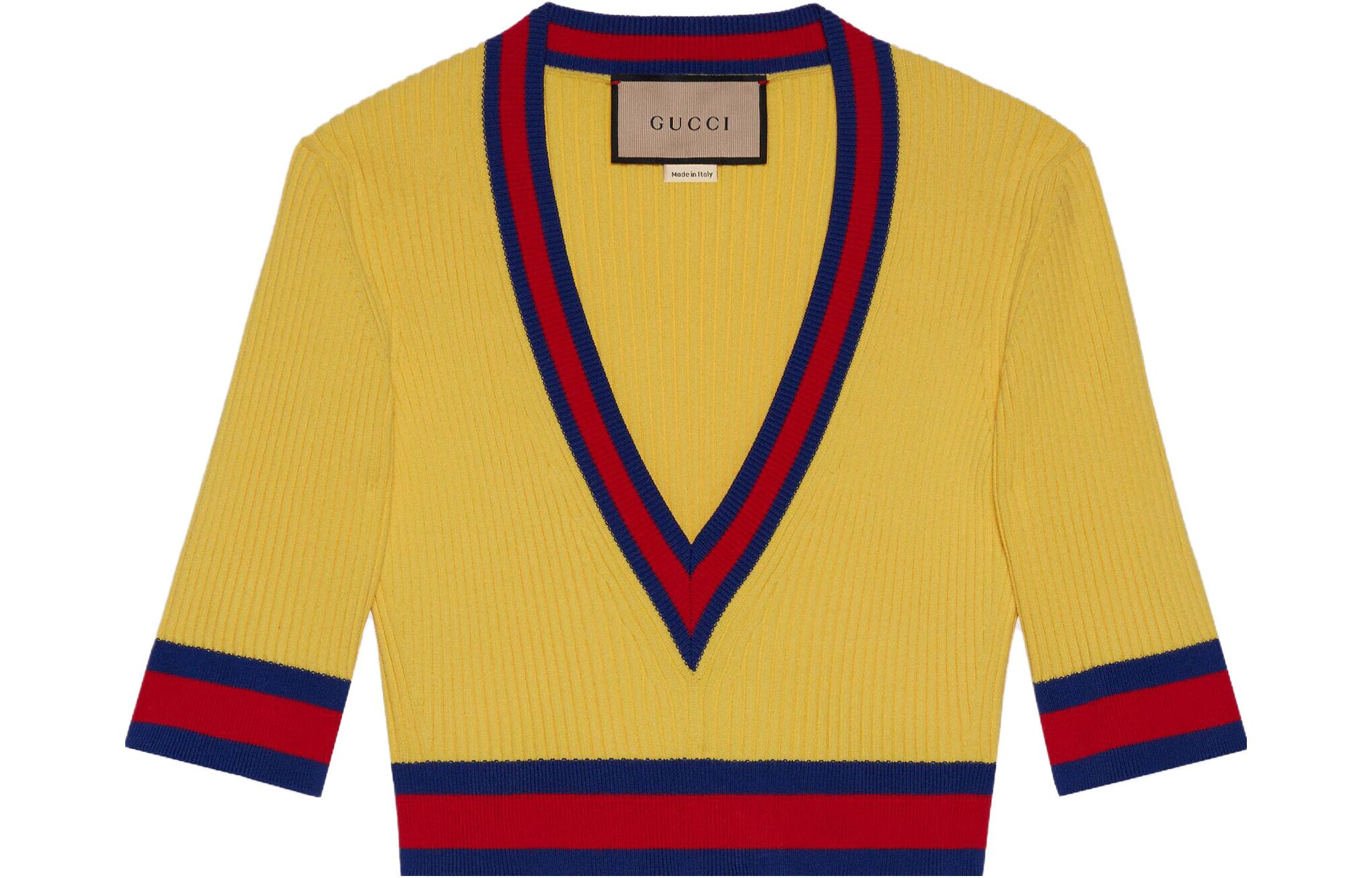 GUCCI SS23 Sweater Women's Yellow