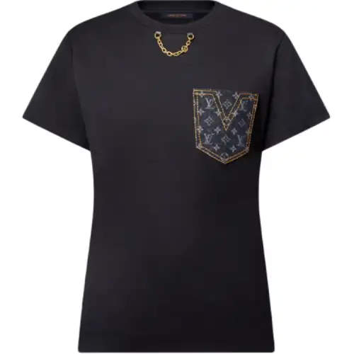 Lv Monogram Pocket T Shirt