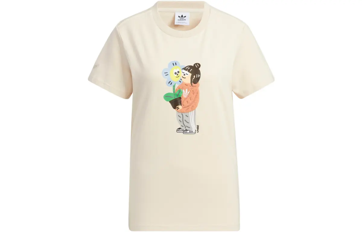 Adidas Originals Charr Morita Regular T Shirt Women's Ecru