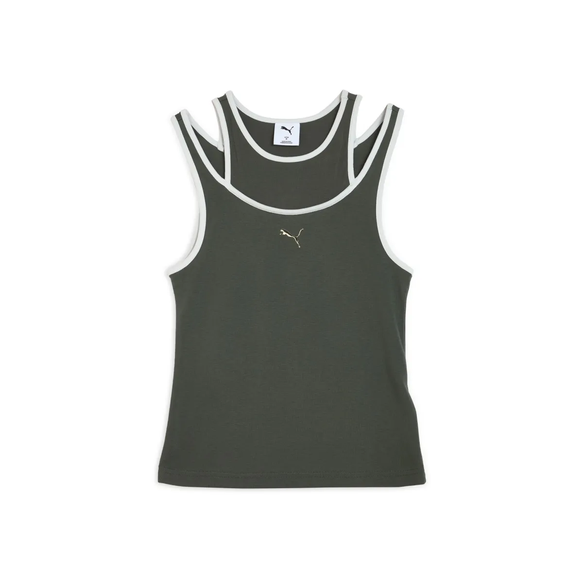 PUMA DARE To Tank Top Women's Mineral Gray 83