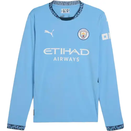 PUMA Camiseta De Fútbol De Manga Larga Manchester City 24/25 Local Para Hombre