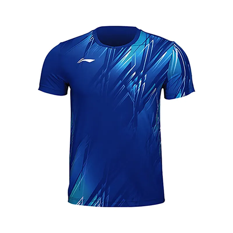 Li Ning Badminton Jersey Unisex Dark Ship Blue